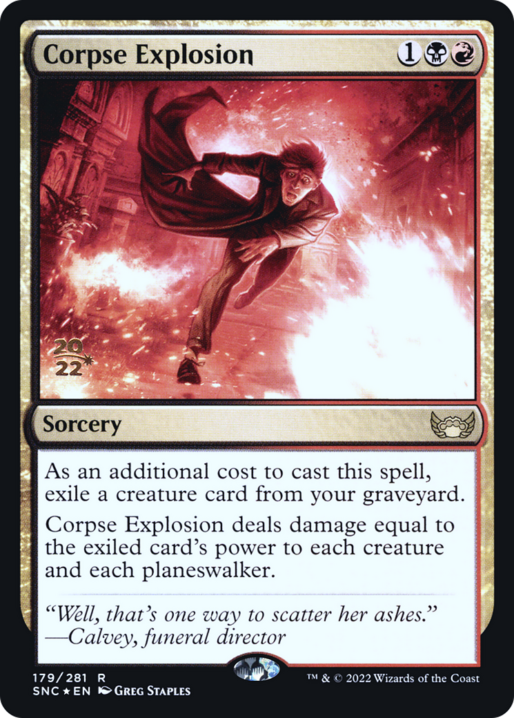 Corpse Explosion (PRE-179S) - Streets of New Capenna Promos Foil