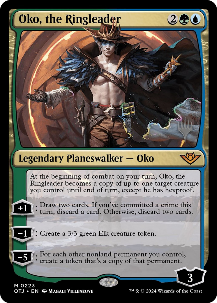 Oko, the Ringleader (PPOTJ-223P) - Outlaws of Thunder Junction Promos