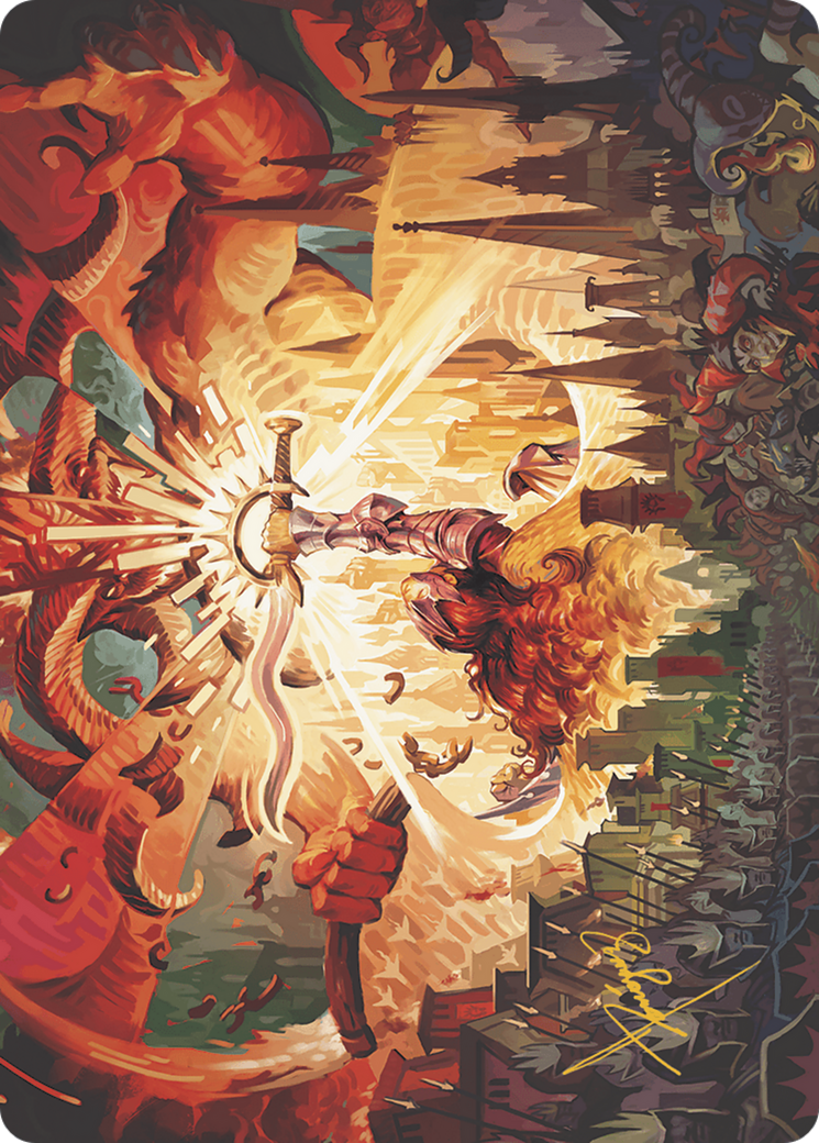 Warleader's Call // Warleader's Call (AMKM-023) - Murders at Karlov Manor Art Series (Borderless)