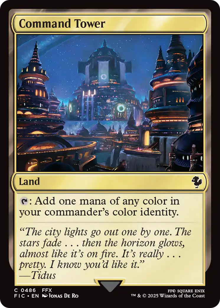 Command Tower (FIC-486) - Commander: FINAL FANTASY Foil
