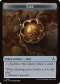 Clue // Eldrazi Horror Double-Sided Token (INR-22 // 1) - Innistrad Remastered Foil