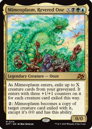 Mimeoplasm, Revered One (PPDFT-214) - Promo Pack: Aetherdrift Foil