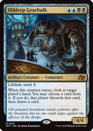 Oildeep Gearhulk (PPDFT-215) - Promo Pack: Aetherdrift Foil
