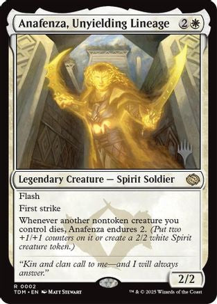 Anafenza, Unyielding Lineage (PPTDM-002) - Promo Pack: Tarkir: Dragonstorm
