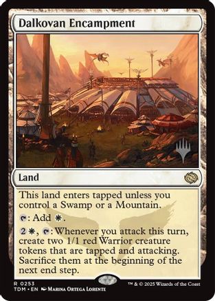 Dalkovan Encampment (PPTDM-253) - Promo Pack: Tarkir: Dragonstorm Foil