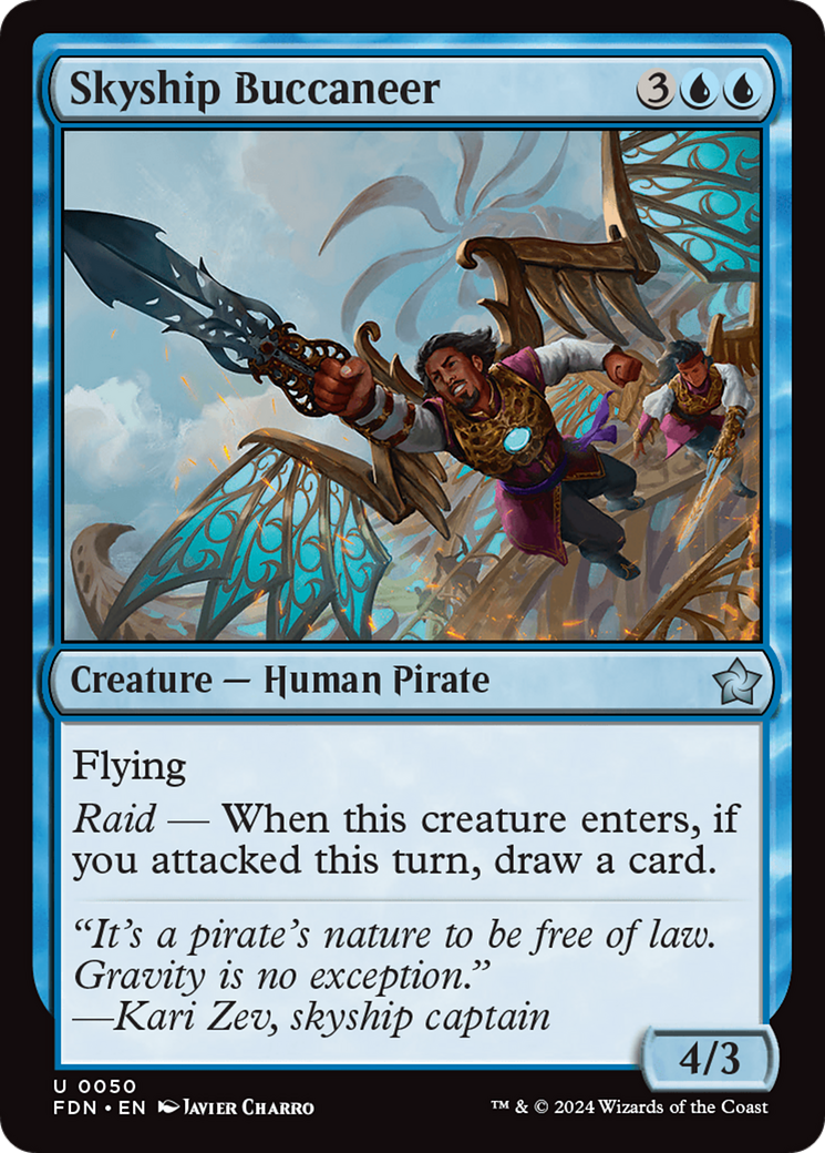 Skyship Buccaneer (FDN-050) - Foundations Foil