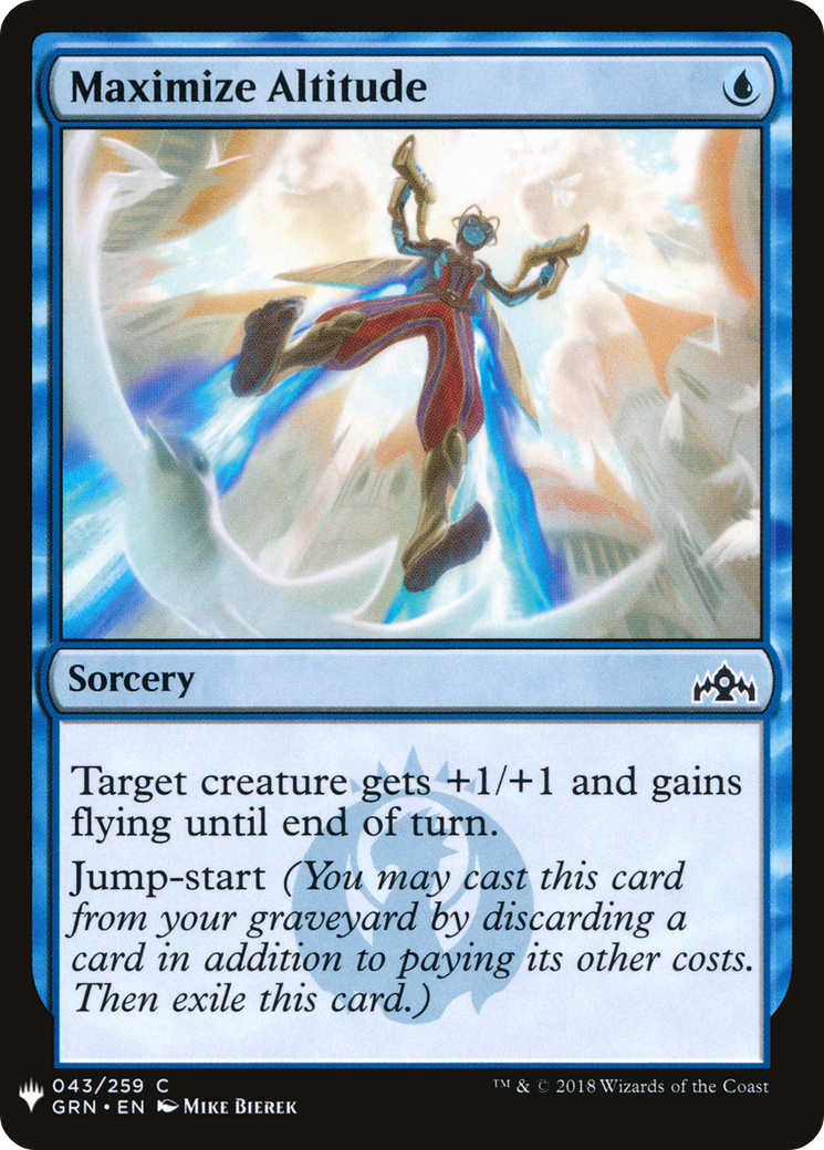 Maximize Altitude (LIST-043) - The List