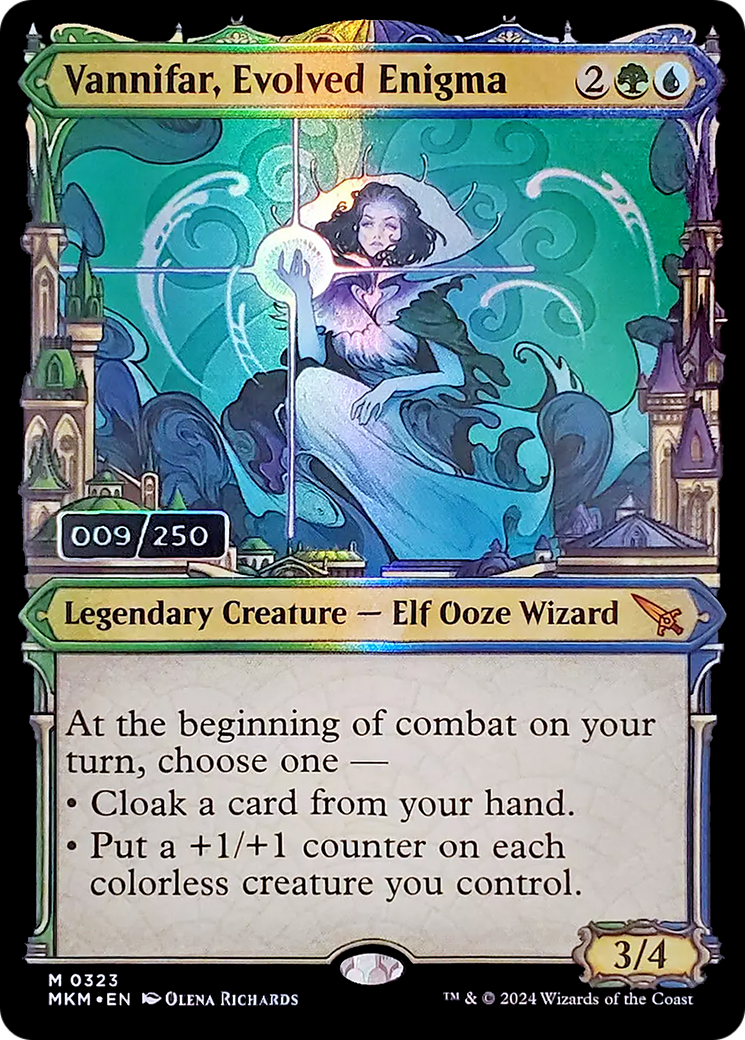 Vannifar, Evolved Enigma (Serial Numbered) (MKM-323Z) - Murders at Karlov Manor Foil