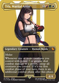 Tifa, Martial Artist (Borderless) (Surge Foil) (FIC-214) - Commander: FINAL FANTASY Foil