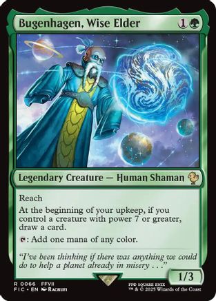 Bugenhagen, Wise Elder (FIC-066) - Commander: FINAL FANTASY