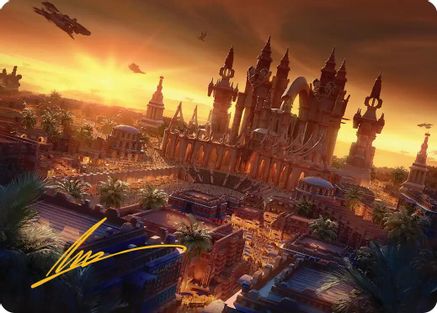 Rabanastre, Royal City Art Card (Gold-Stamped Signature) (AAFIN-018) - Art Series: FINAL FANTASY