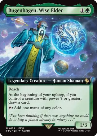 Bugenhagen, Wise Elder (Extended Art) (FIC-159) - Commander: FINAL FANTASY