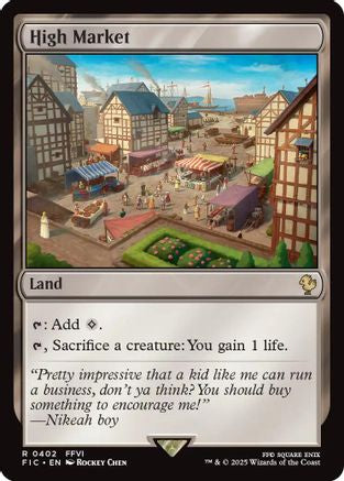 High Market (Surge Foil) (FIC-402) - Commander: FINAL FANTASY Foil