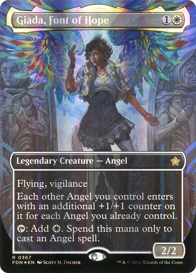 Giada, Font of Hope (FDN-367) - Foundations (Borderless) Foil