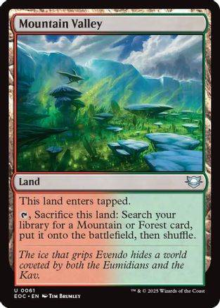 Mountain Valley (EOC-061) - Commander: Edge of Eternities