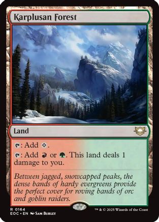 Karplusan Forest (EOC-164) - Commander: Edge of Eternities