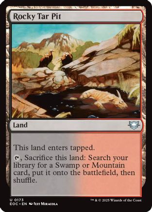 Rocky Tar Pit (EOC-173) - Commander: Edge of Eternities