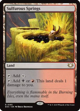Sulfurous Springs (EOC-185) - Commander: Edge of Eternities