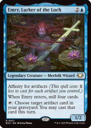 Emry, Lurker of the Loch (EOC-071) - Commander: Edge of Eternities
