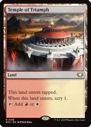 Temple of Triumph (EOC-188) - Commander: Edge of Eternities