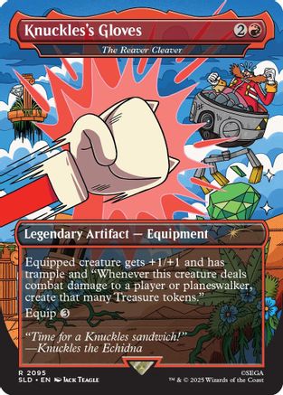Knuckles's Gloves - The Reaver Cleaver (SLD-2095) - Secret Lair Drop Series