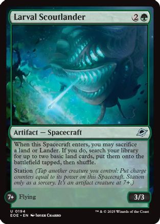 Larval Scoutlander (EOE-194) - Edge of Eternities Foil