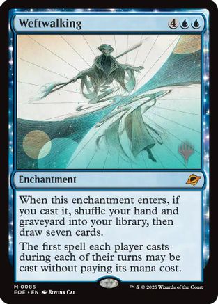 Weftwalking (PPEOE-086) - Promo Pack: Edge of Eternities Foil
