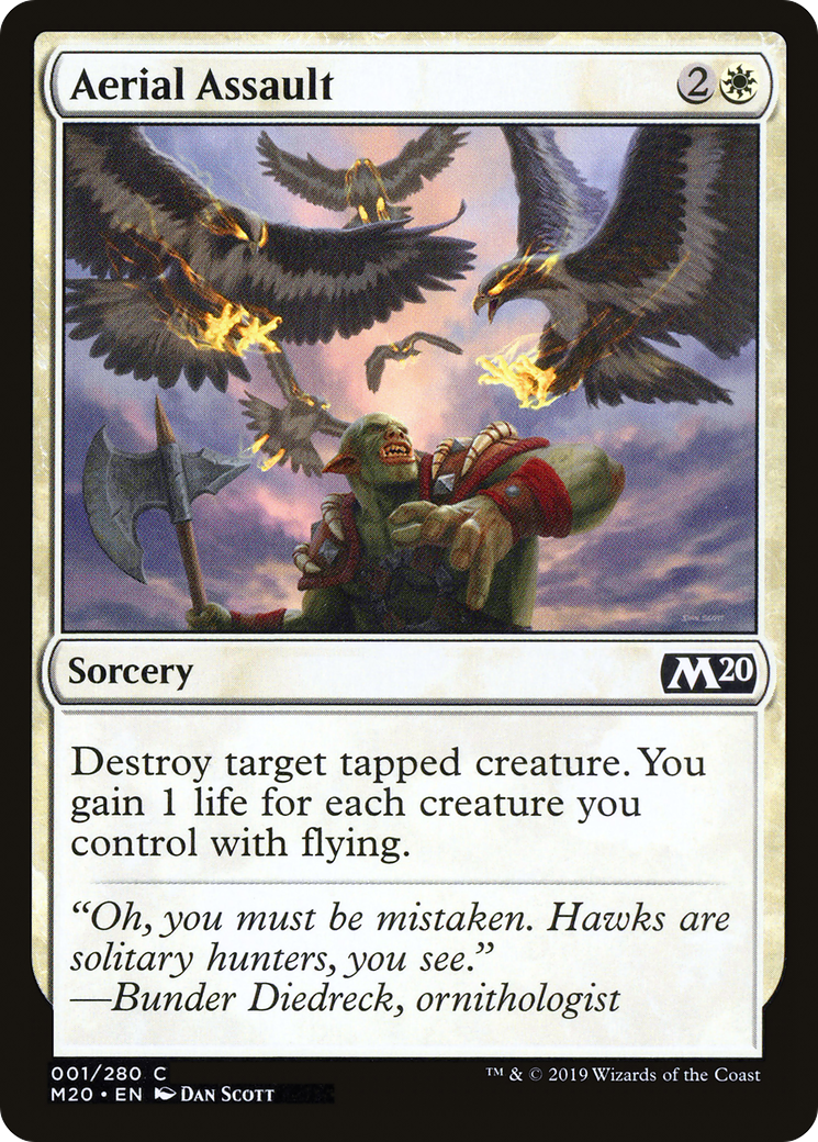 Aerial Assault (M20-001) - Core Set 2020 Foil