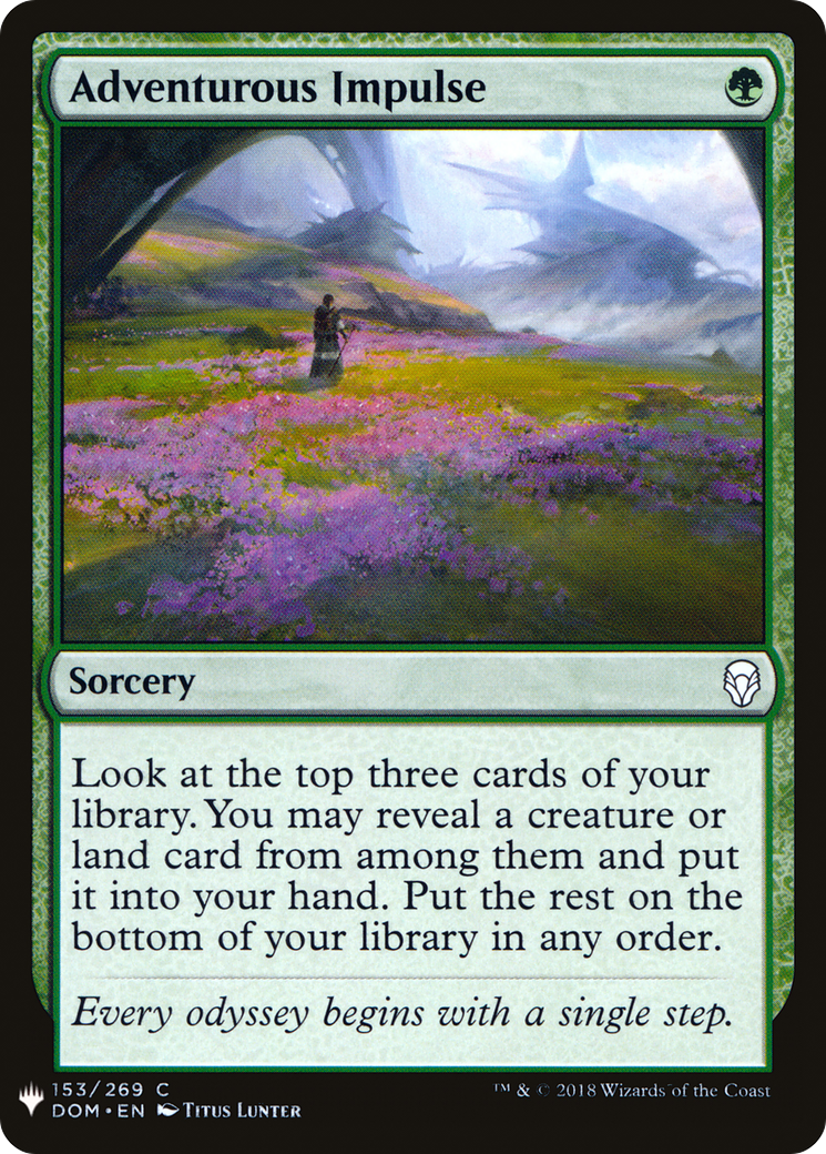 Adventurous Impulse (LIST-153) - The List