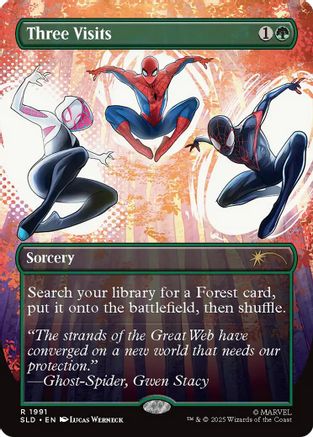 Three Visits (SLD-1991) - Secret Lair Drop Series Foil