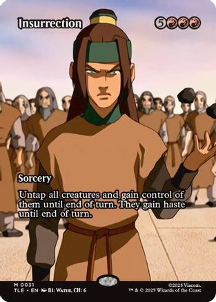 Insurrection (Borderless) (TLE-031) - Avatar: The Last Airbender: Eternal-Legal Foil