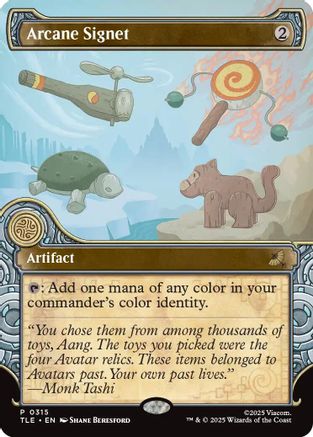 Arcane Signet (Showcase) (TLE-315) - Avatar: The Last Airbender: Eternal-Legal