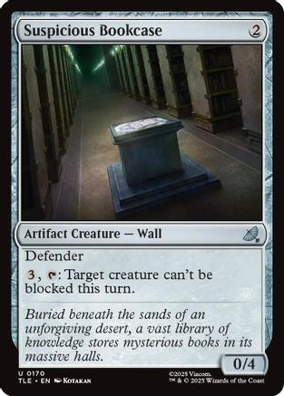 Suspicious Bookcase (TLE-170) - Avatar: The Last Airbender: Eternal-Legal Foil