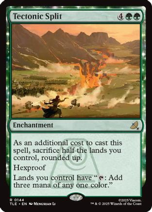 Tectonic Split (TLE-144) - Avatar: The Last Airbender: Eternal-Legal Foil