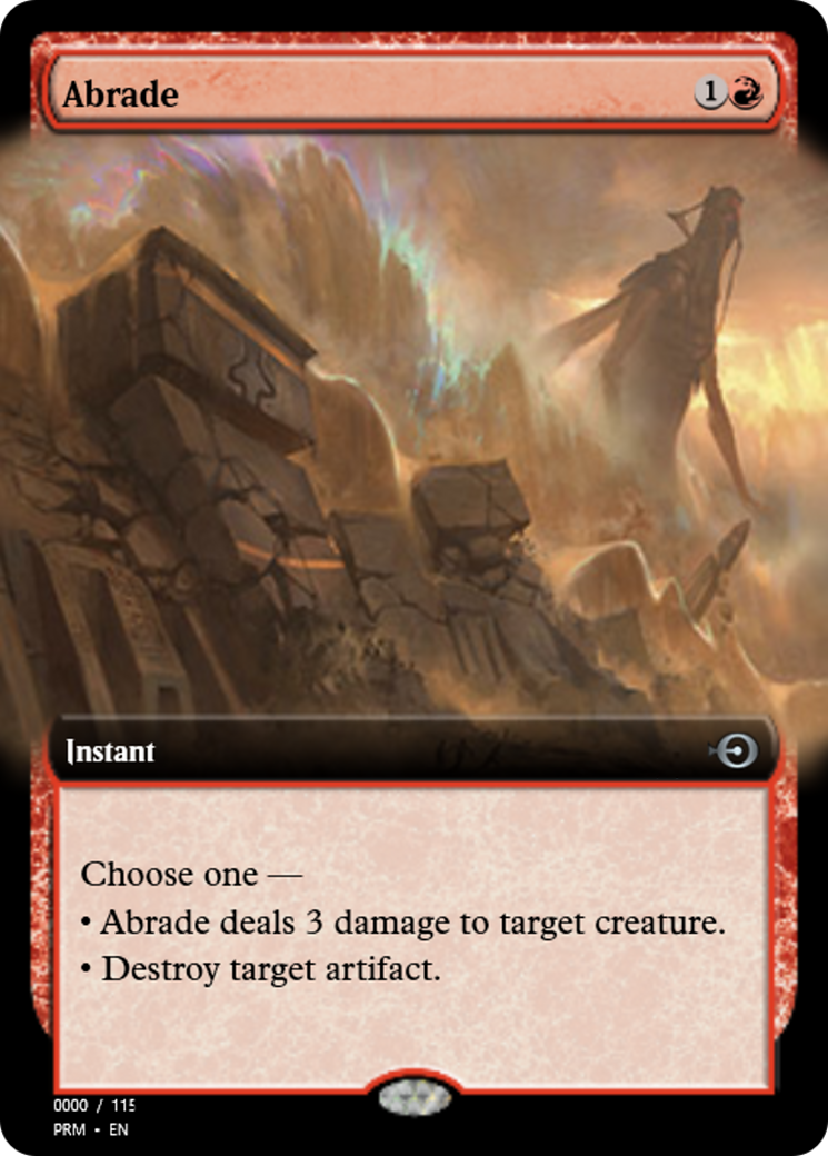 Abrade (PRM-86136) - Magic Online Promos