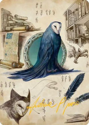 Wan Shi Tong, Librarian Art Card (Gold-Stamped Signature) (ASTLA-033) - Art Series: Avatar: The Last Airbender