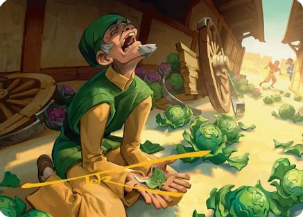 Unlucky Cabbage Merchant Art Card (Gold-Stamped Signature) (ASTLA-019) - Art Series: Avatar: The Last Airbender