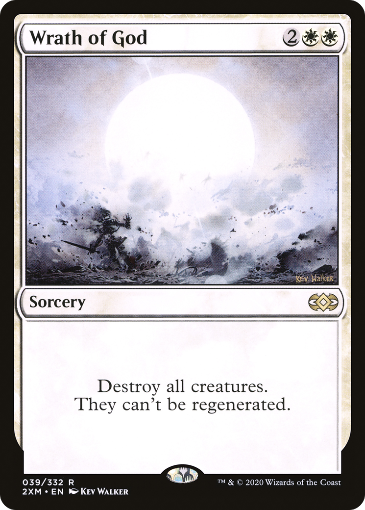 Wrath of God (2XM-039) - Double Masters Foil