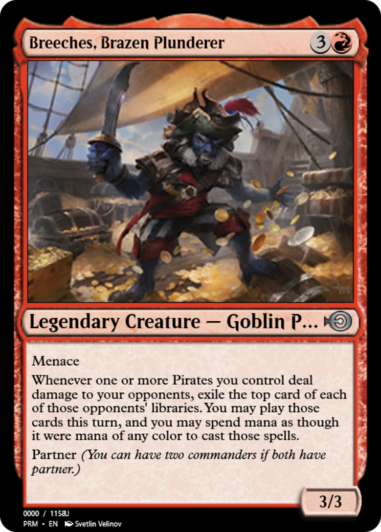 Breeches, Brazen Plunderer (PRM-86290) - Magic Online Promos