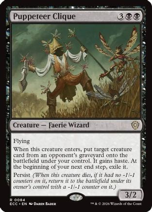 Puppeteer Clique (ECC-084) - Commander: Lorwyn Eclipsed
