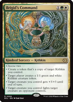 Brigid's Command (ECL-208) - Lorwyn Eclipsed