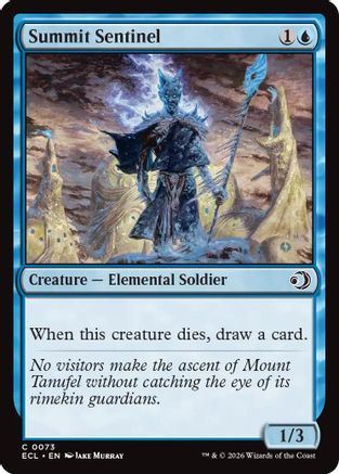 Summit Sentinel (ECL-073) - Lorwyn Eclipsed
