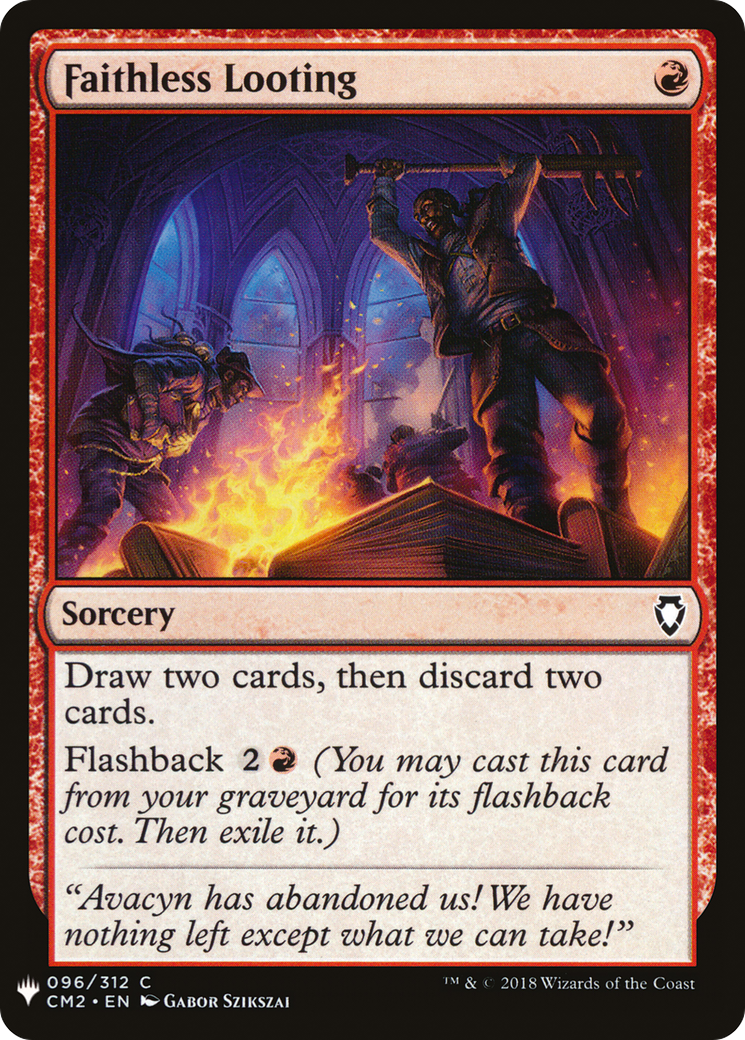 Faithless Looting (CM2) (LIST-096) - The List