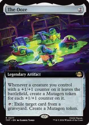 The Ooze (Extended Art) (TMT-277) - Teenage Mutant Ninja Turtles Foil