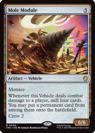 Mole Module (TMC-040) - Commander: Teenage Mutant Ninja Turtles Foil