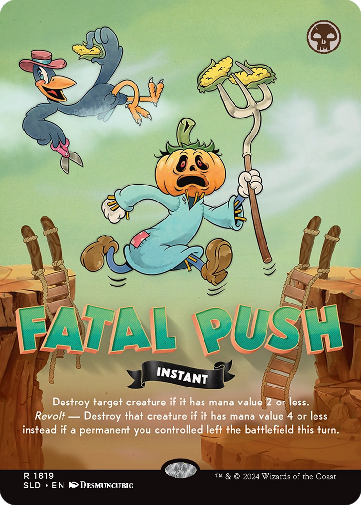 Fatal Push (SLD-1819) - Secret Lair Drop (Borderless) Foil