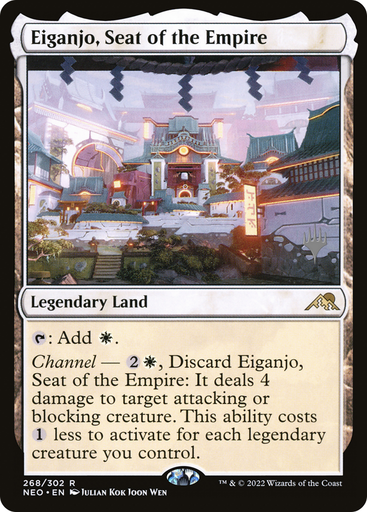 Eiganjo, Seat of the Empire (PPNEO-268P) - Kamigawa: Neon Dynasty Promos