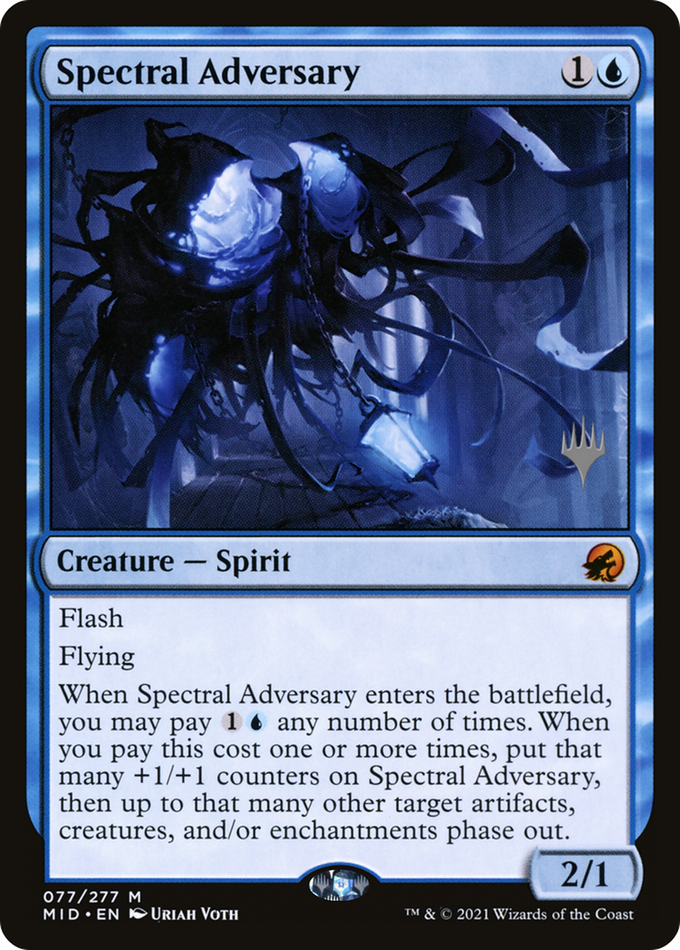 Spectral Adversary (PPMID-077) - Innistrad: Midnight Hunt Promos