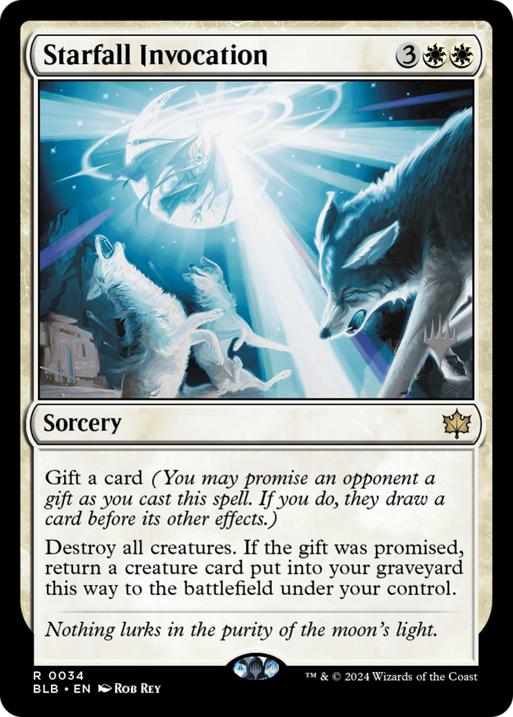 Starfall Invocation (PPBLB-34P) - Bloomburrow Promos
