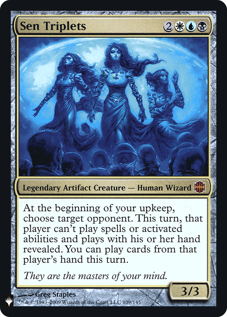 Sen Triplets (LIST-109) - The List Foil